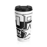 NOPE White Stainless Steel Travel Mug