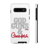 God, Guns and Chick-fil-A White Tough Case