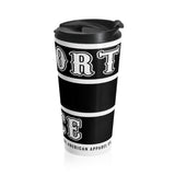 Support The Police White Stainless Steel Travel Mug