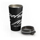 Defund The Media Stainless Steel Travel Mug