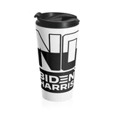 NOPE White Stainless Steel Travel Mug