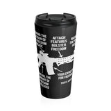 Anatomy of Freedom Stainless Steel Travel Mug