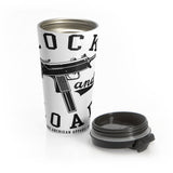 Lock & Load White Stainless Steel Travel Mug