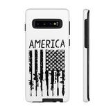 American Downward Flag White Tough Case