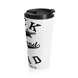 Lock & Load White Stainless Steel Travel Mug