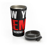 Know Your Enemy Stainless Steel Travel Mug