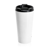 Lock & Load White Stainless Steel Travel Mug