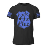 Back the Blue Shield Mens Tee