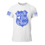 Back the Blue Shield Mens Tee