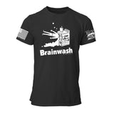 Brainwash White & Black Mens Tee