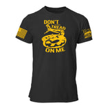 Dont Tread on Me Yellow Snake Mens Tee