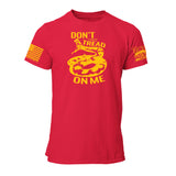 Dont Tread on Me Yellow Snake Mens Tee