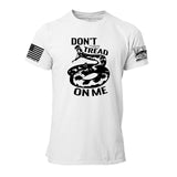 Dont Tread on Me White Snake Mens Tee