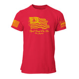 Dont Tread on Me Gold Flag Mens Tee