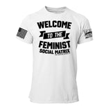 Feminist Socialist Matrix Mens Tee