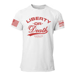 Liberty or Death Red Mens Tee