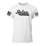 Relax Black Mens Tee