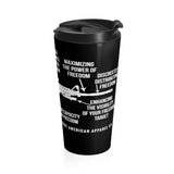 Anatomy of Freedom Stainless Steel Travel Mug