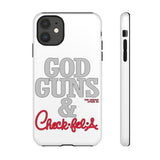 God, Guns and Chick-fil-A White Tough Case