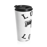 Lock & Load White Stainless Steel Travel Mug