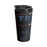 Save America From Socialism Stainless Steel Travel Mug