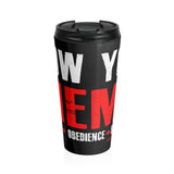 Know Your Enemy Stainless Steel Travel Mug