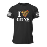 I love Guns Mens Tee