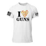 I love Guns Mens Tee