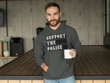 Support the Police Gray Hoodie