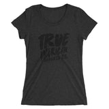 True American 2 Design Black Tee