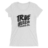 True American 2 Design Black Tee