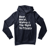 Beer, Metal & Whiskey Hoodie