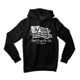 Don't Tread on Me White Flag Hoodie