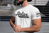 Relax Black Mens Tee