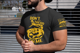 Dont Tread on Me Yellow Snake Mens Tee