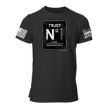 Trust No One In The Media Black Mens Tee